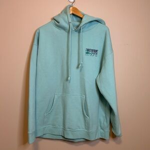 OBX The Waterfront Sunset Bar & Grill Blue Logo Hooded Pullover Sweatshirt 2XL
